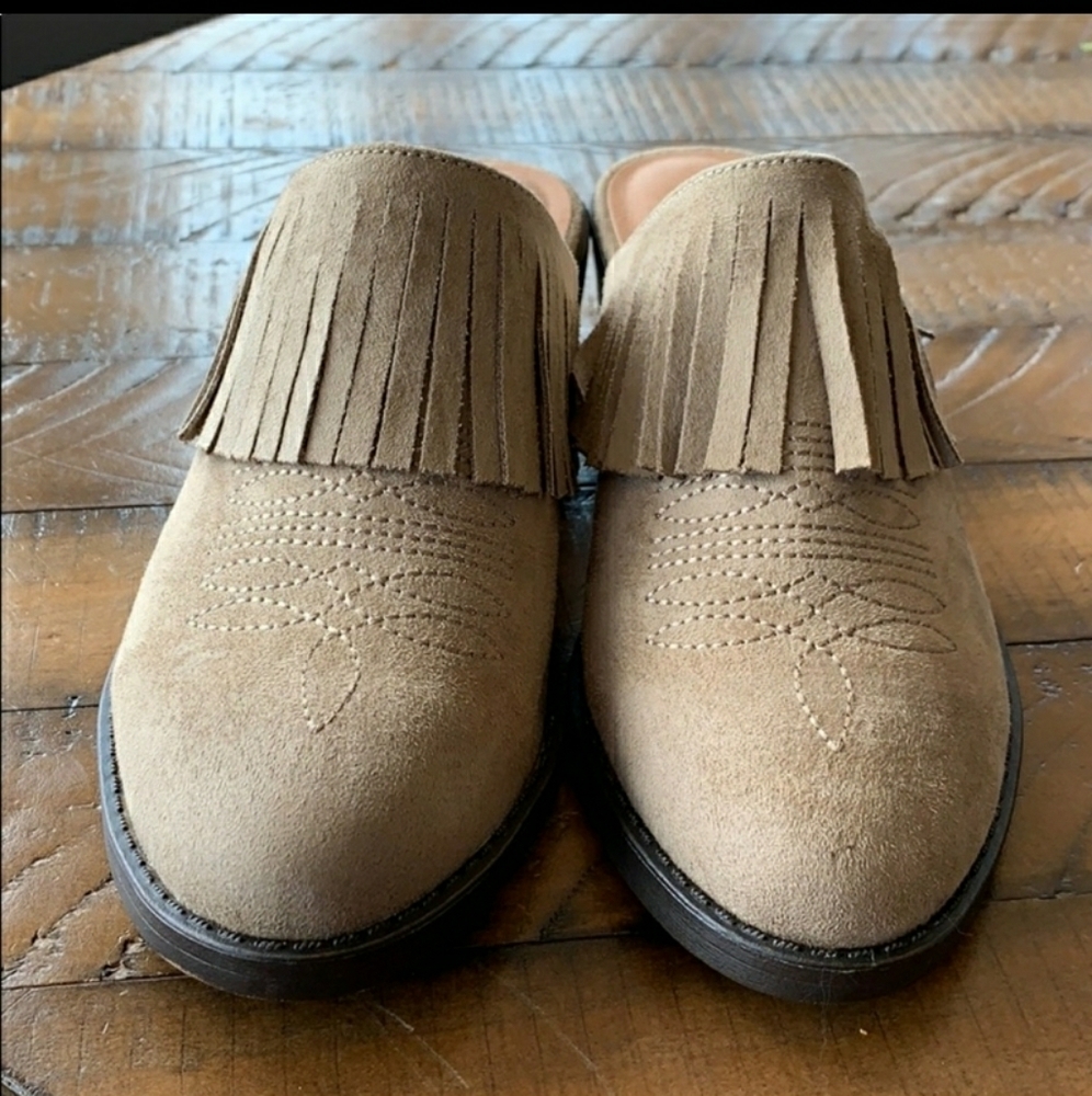 Ariat Western mules.